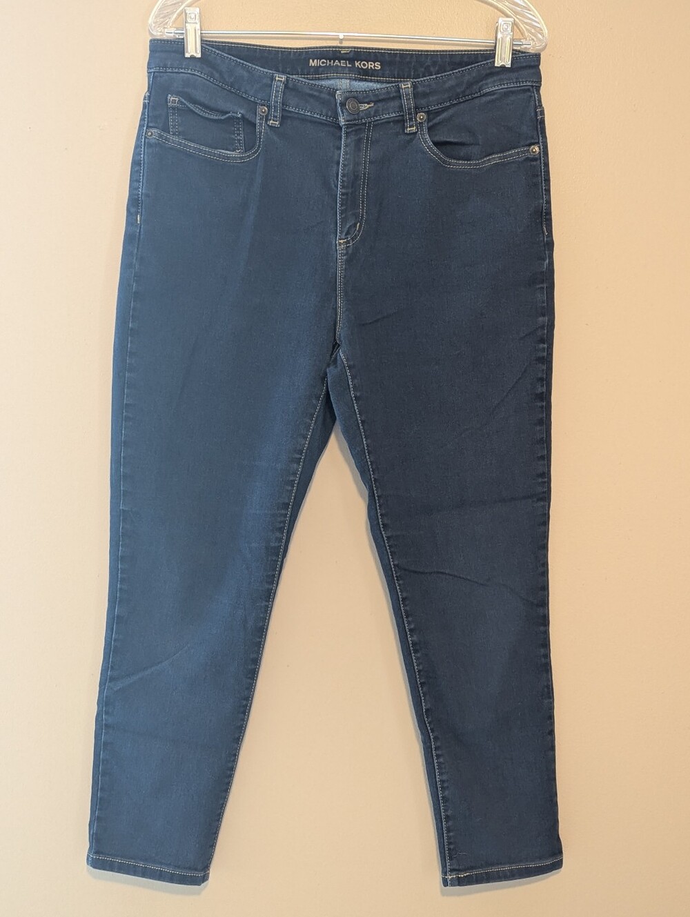 MICHAEL KORS Dark Wash Skinny Jeans - Women's Stretch Denim